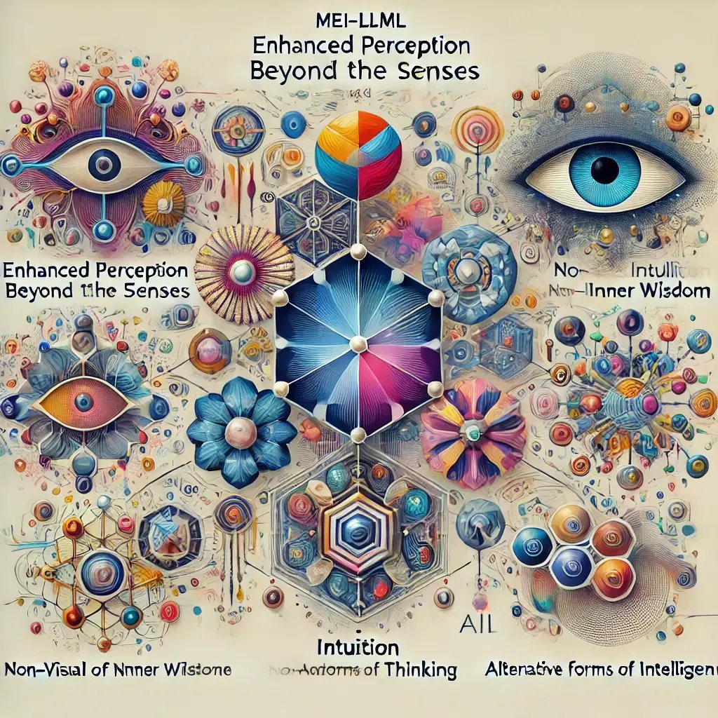 DALL·E 2024-07-13 07.32.46 - An illustration of the MEI-LLML framework combining various advanced AI concepts. The framework includes five key pillars_ Enhanced Perception Beyond  DALL·E 2024-07-13 07.32.46 - An illustration of the MEI-LLML framework combining various advanced AI concepts. The framework includes five key pillars_ Enhanced Perception Beyond