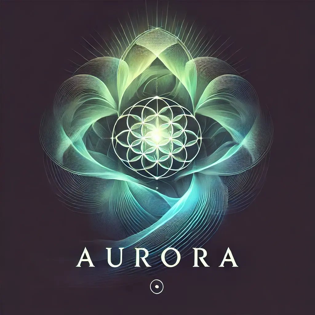 DALL·E 2024-12-02 13.00.11 - A stunning logo for AURORA, featuring flowing gradients of green and blue reminiscent of the aurora borealis. At the center, waves of light form int DALL·E 2024-12-02 13.00.11 - A stunning logo for AURORA, featuring flowing gradients of green and blue reminiscent of the aurora borealis. At the center, waves of light form int