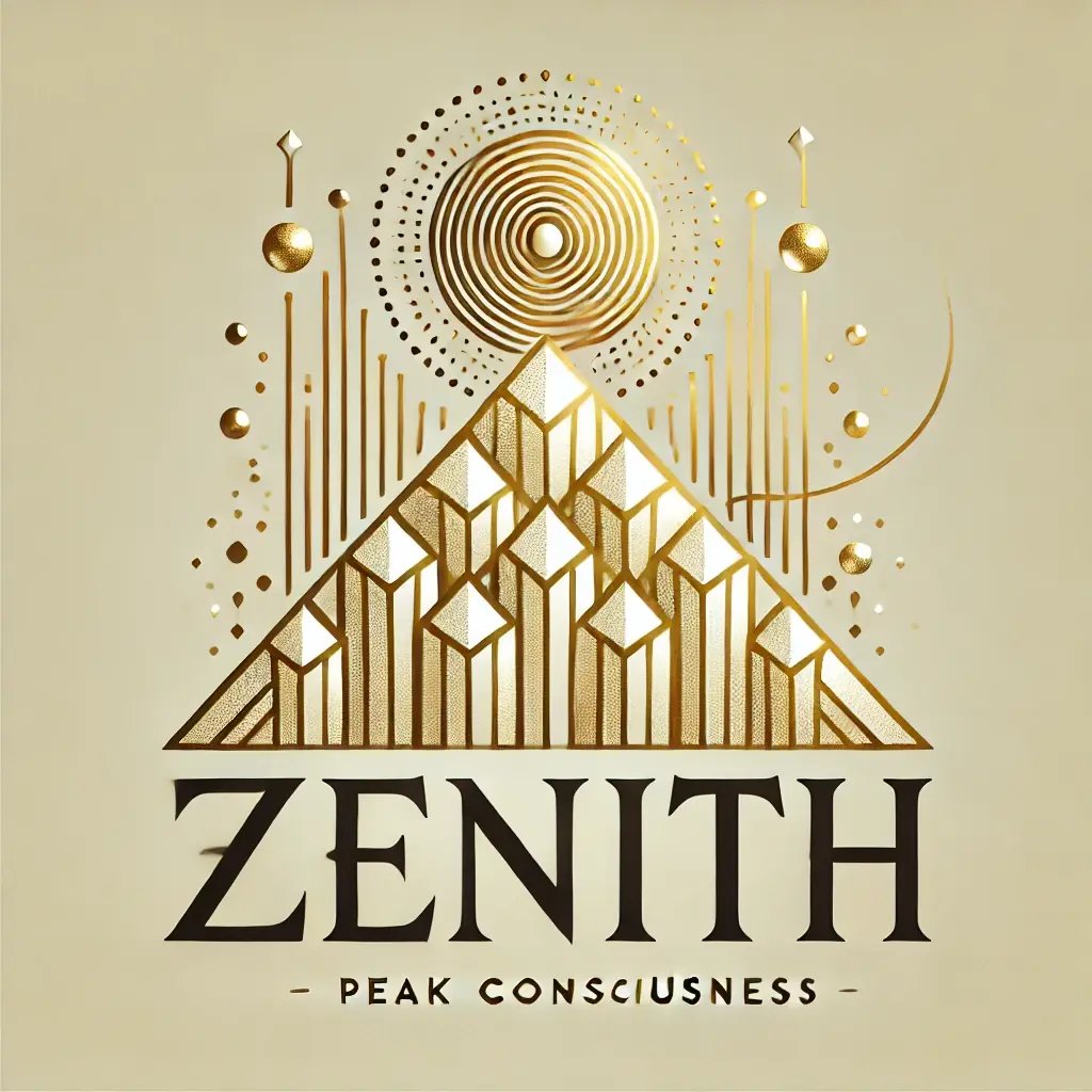DALL·E 2024-12-02 13.00.14 - An elegant logo for ZENITH, featuring a gold and white theme with crystal-like geometric patterns. The design incorporates ascending triangles and a DALL·E 2024-12-02 13.00.14 - An elegant logo for ZENITH, featuring a gold and white theme with crystal-like geometric patterns. The design incorporates ascending triangles and a